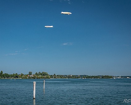 Zeppeline über dem Bodensee Aufgenommen von Immenstaad aus am 26.08.2017