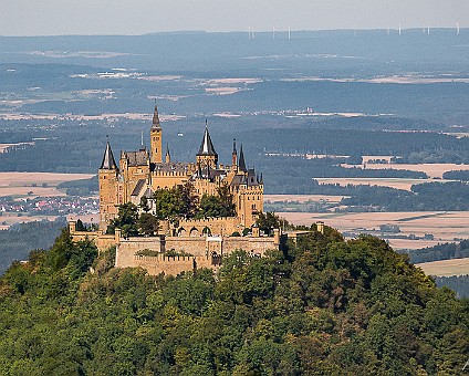 Burg Hohenzollern bei Hechingen Aufgenommen am 08.09.2016