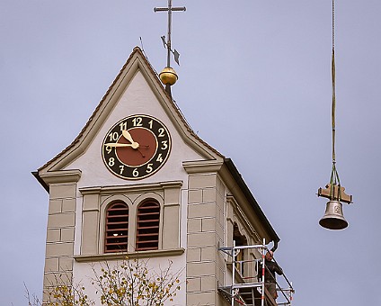 Glocken für St. Pankratius Die neue Fidelisglocke, Aufnahme: 07.10.2014
