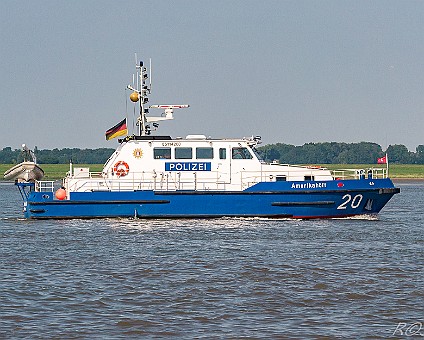 Polizeiboot "AMERIKAHÖFT" Aufnahme: 21.08.2015