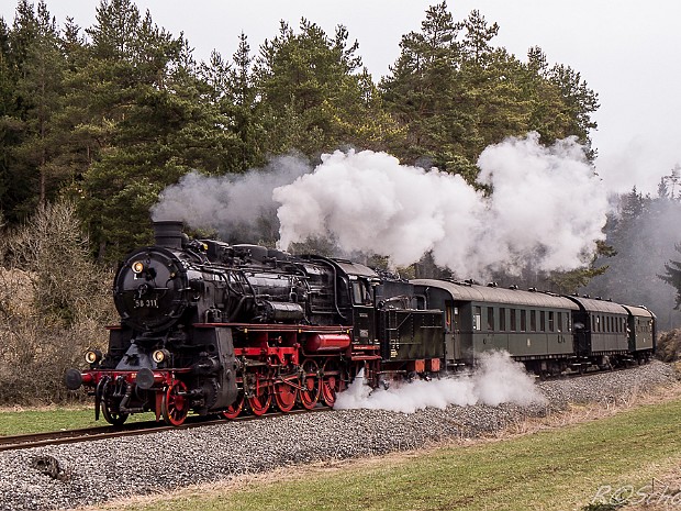 Dampflokfahrten Osterausfahrten mit historischen Dampflokomotiven auf der Schwäbischen Alb bei Trochtelfingen
