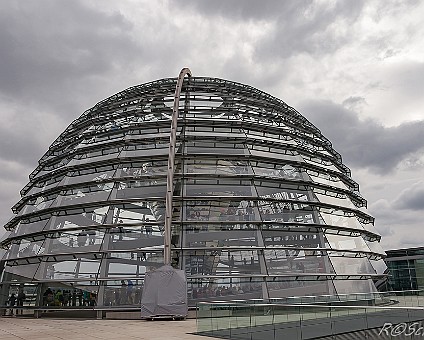 Kuppel auf dem Reichsttagsgebäude Bundestag
