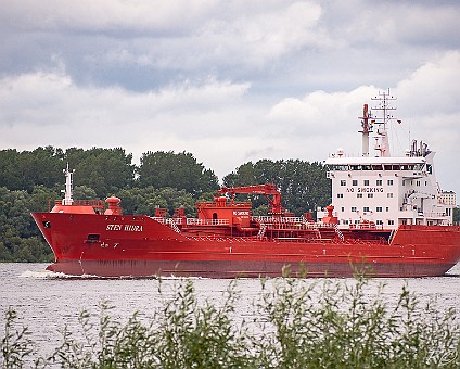 Sten Hidra Oil/chemical Tanker Baujahr: 2007 Länge x Breite: 144 m X 23 m Bruttoregistertonnen: 11935, Tragfahigkeit: 16670 t
